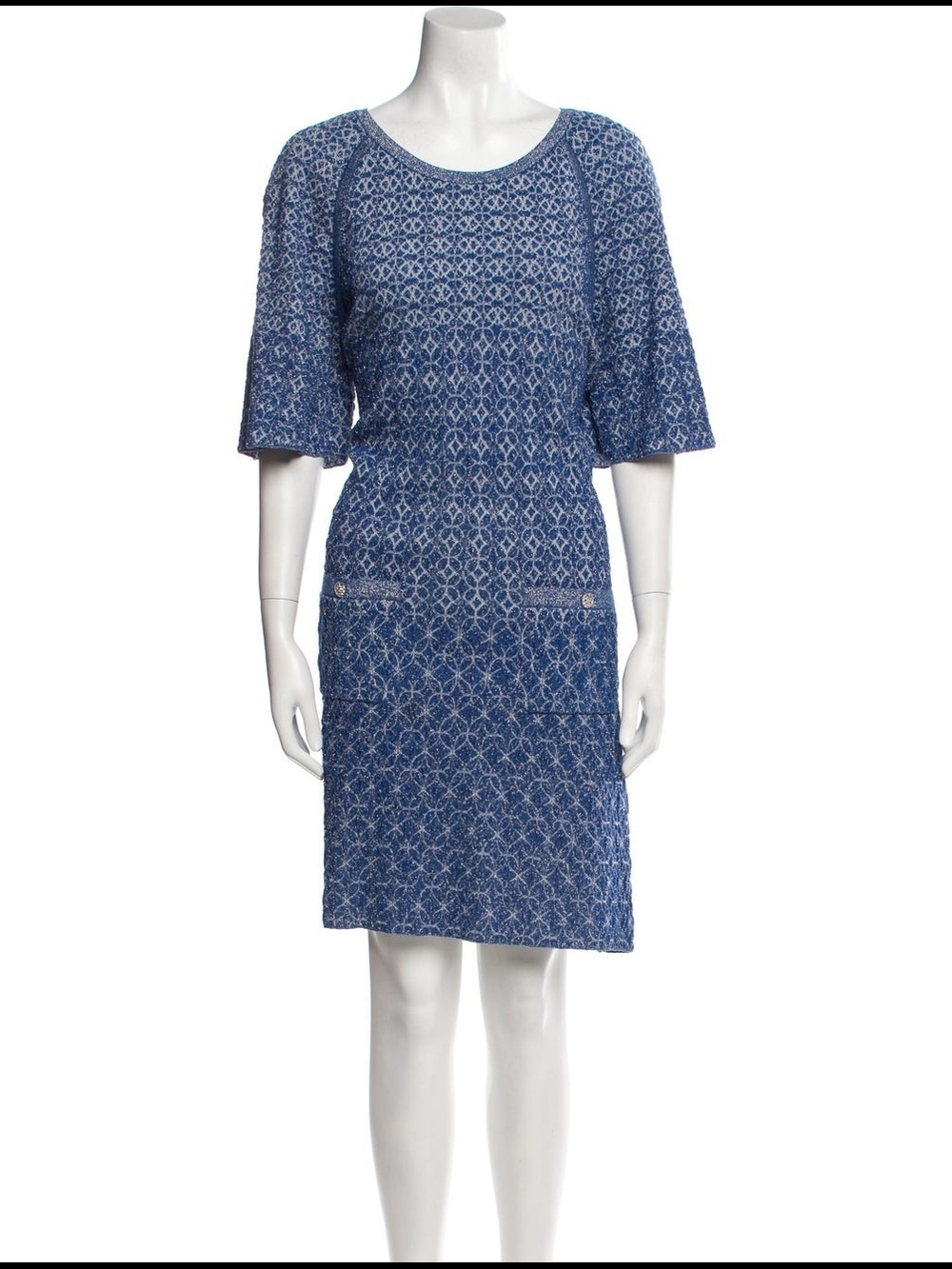 Chanel Geometric Shift Dress by Karl Lagerfeld